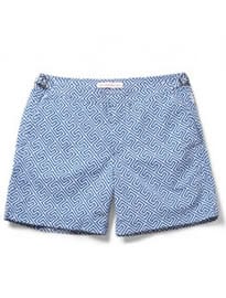 Orlebar Brown Bulldog Mid-length Printed Swim Shorts