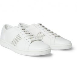 Saint Laurent Sl01 Studded Leather Sneakers