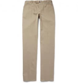 Incotex Four Season Relaxed-fit Cotton-blend Chinos