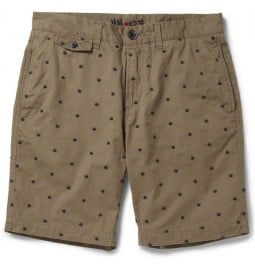 Nn.07 Ace Dot Embroidered Cotton Chino Shorts