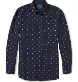 Faconnable Embroidered Cotton Shirt