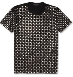 Burberry Prorsum Studded Cotton T-shirt
