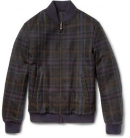 Etro Reversible Wool-blend Bomber Jacket