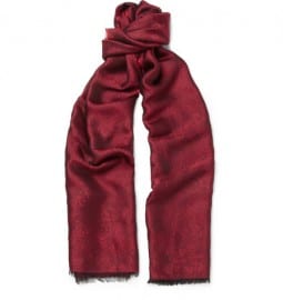 Etro Paisley Silk And Modal-blend Scarf