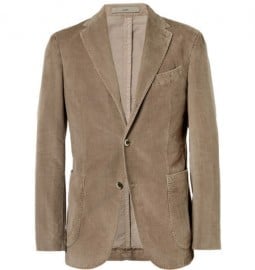 Boglioli Coat Slim-fit Unstructured Corduroy Blazer