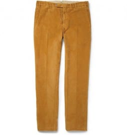 Boglioli Garment-dyed Corduroy Trousers