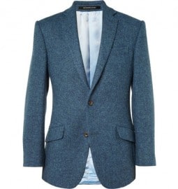Richard James Hyde Slim-fit Harris Tweed Blazer