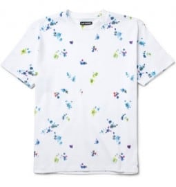 Raf Simons Flower-print Cotton T-shirt