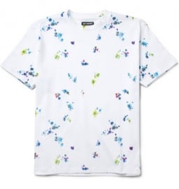 Raf Simons Flower-print Cotton T-shirt