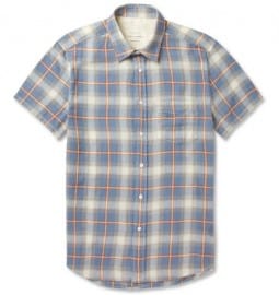 Rag & Bone Yokohama Short-sleeved Cotton-blend Shirt