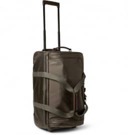 Mulberry Henry Leather-trimmed Nylon Wheeled Suitcase