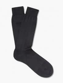 Pantherella Ribbed Sea Island Cotton-blend Socks
