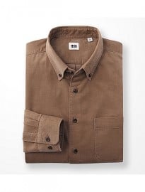 Uniqlo Men Corduroy Long Sleeve Shirt A