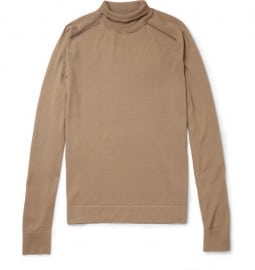 Balenciaga Wool Silk And Cashmere-blend Rollneck Sweater