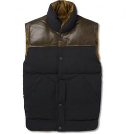 Marc By Marc Jacobs Leather-trimmed Quilted Gilet