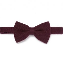 Burberry London Knitted Cashmere Bow Tie