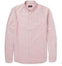 A.p.c. Button-down Collar Cotton Oxford Shirt