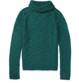 Balmain Mohair-blend Rollneck Sweater