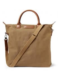 Want Les Essentiels De La Vie Ohare Leather-trimmed Organic Cotton-canvas Tote Bag