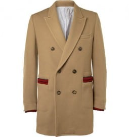 Band Of Outsiders Double-breasted Wool-blend Corduroy Coat
