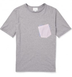 Band Of Outsiders Contrast-pocket Cotton-jersey T-shirt