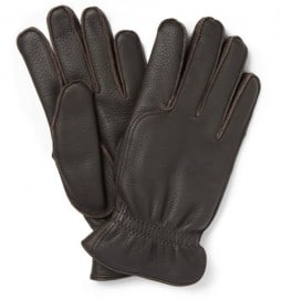 Loro Piana Cashmere-lined Leather Gloves