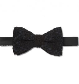 Marwood Lace And Silk Bow Tie