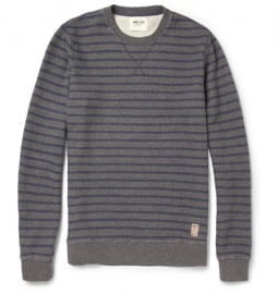 Nn.07 Roger Striped Loopback Cotton-jersey Sweater