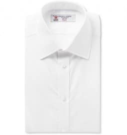 Turnbull & Asser White Double-cuff Cotton Shirt