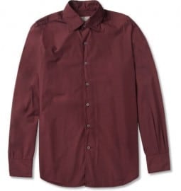 Canali Washed Cotton-poplin Shirt