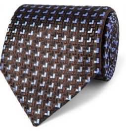 Charvet Patterned Woven-silk Tie