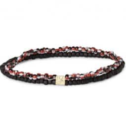 Luis Morais Gold And Glass Bead Symbol Bracelet
