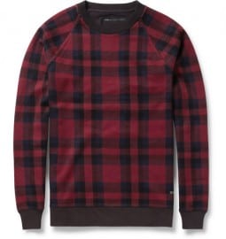 Marc By Marc Jacobs Check Woven-cotton Sweatshirt