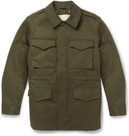 A.p.c. Cotton-twill Field Jacket With Detachable Lining