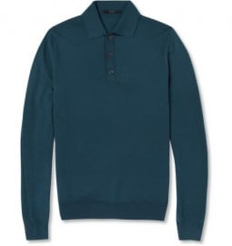 Gucci Knitted Wool Polo Shirt