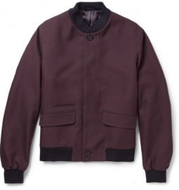 Alexander Mcqueen Patterned Woven-cotton Bomber Jacket