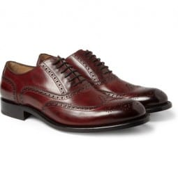 Okeeffe Algy Hand-polished Leather Wingtip Brogues