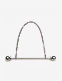 T.m.lewin Silver Barbell Collar Pin