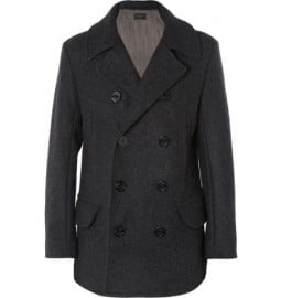 J.crew Quilted Wool Peacoat
