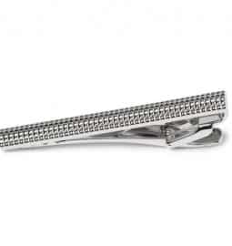 Lanvin Engraved Metal Tie Clip