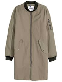 H&m Long Bomber Jacket