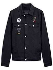 Next Black Badged Western Jacket