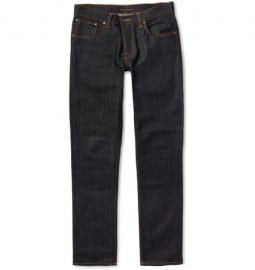 Nudie Jeans Grim Tim Slim-fit Organic Dry Denim Jeans