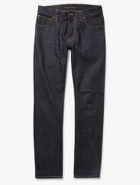 Nudie Jeans Thin Finn Slim-fit Organic Dry Denim Jeans