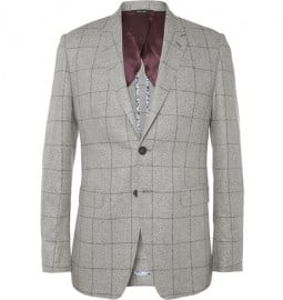 Paul Smith London Slim-fit Slub Woven-silk Blazer