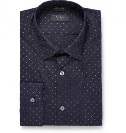 Paul Smith London Swiss Dot-print Cotton Shirt