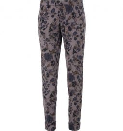 Gucci Slim-fit Flower-print Cotton-blend Trousers