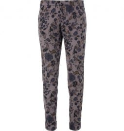 Gucci Slim-fit Flower-print Cotton-blend Trousers