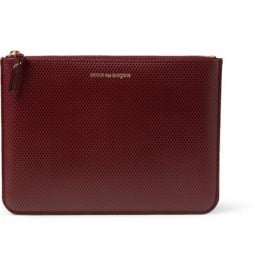 Comme Des Garçons Embossed-leather Pouch