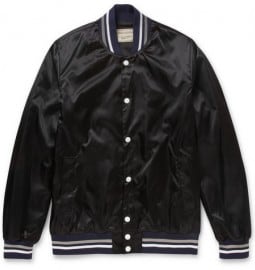 Maison Kitsuné Embellished Lightweight Bomber Jacket